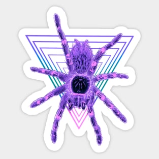 Tarantula “Vaporwave” Triangle V19 (Invert) Sticker